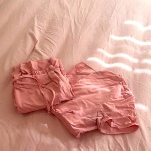 Light pink scrub set